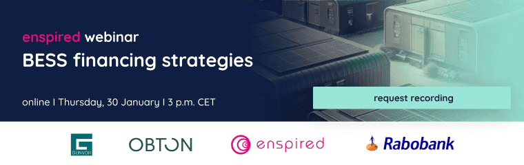 financing bess battery storage